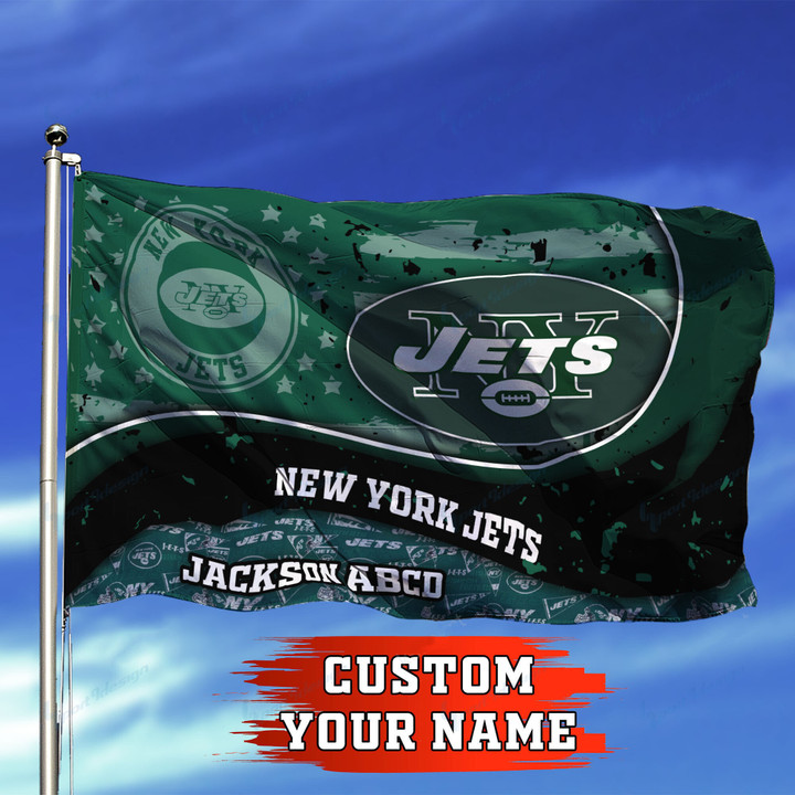 New York Jets Personalized Flag 327
