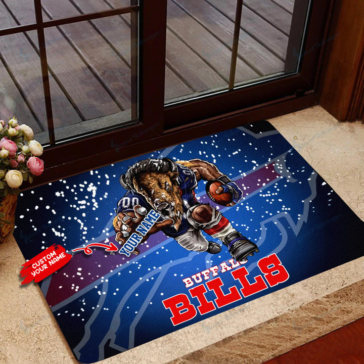 Buffalo Bills Personalized Doormat BG95