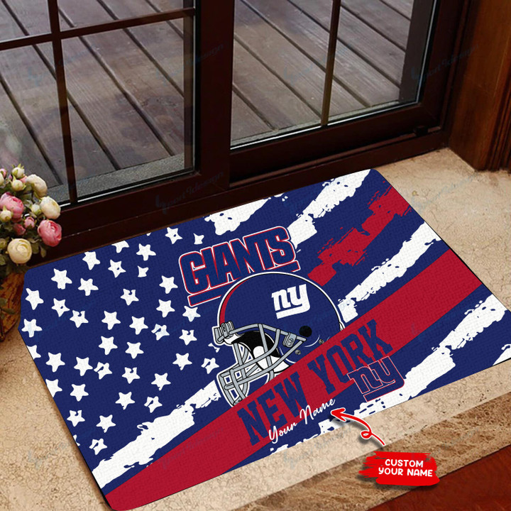 New York Giants Personalized Doormat BG98