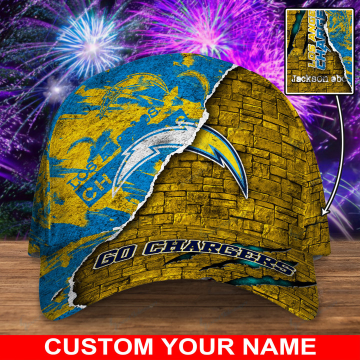 Los Angeles Chargers Personalized Classic Cap BG831