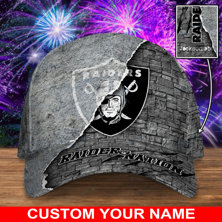 Las Vegas Raiders Personalized Classic Cap BG838
