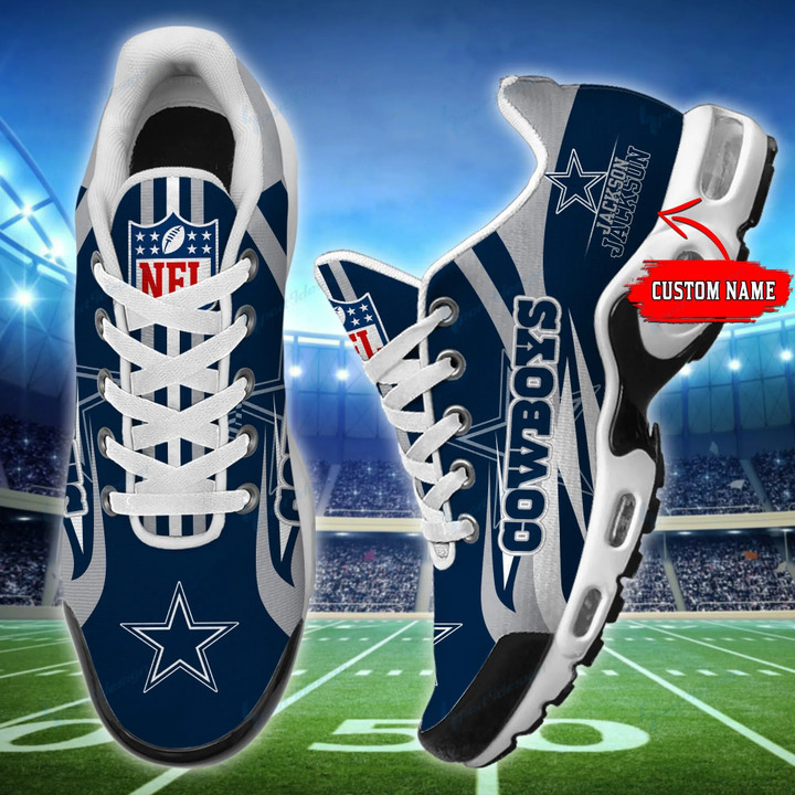 Dallas Cowboys Personalized Plus T-N Youth Sneakers BG88