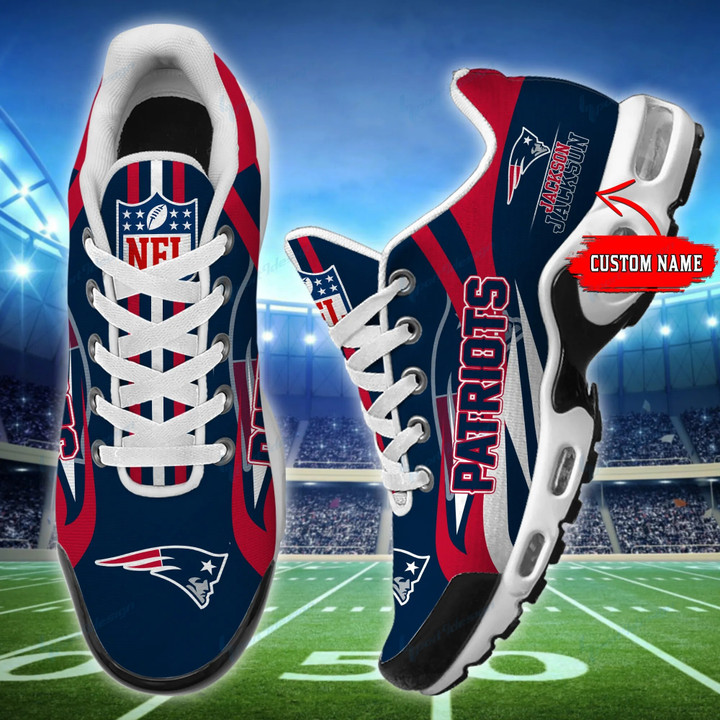 New England Patriots Personalized Plus T-N Youth Sneakers BG101