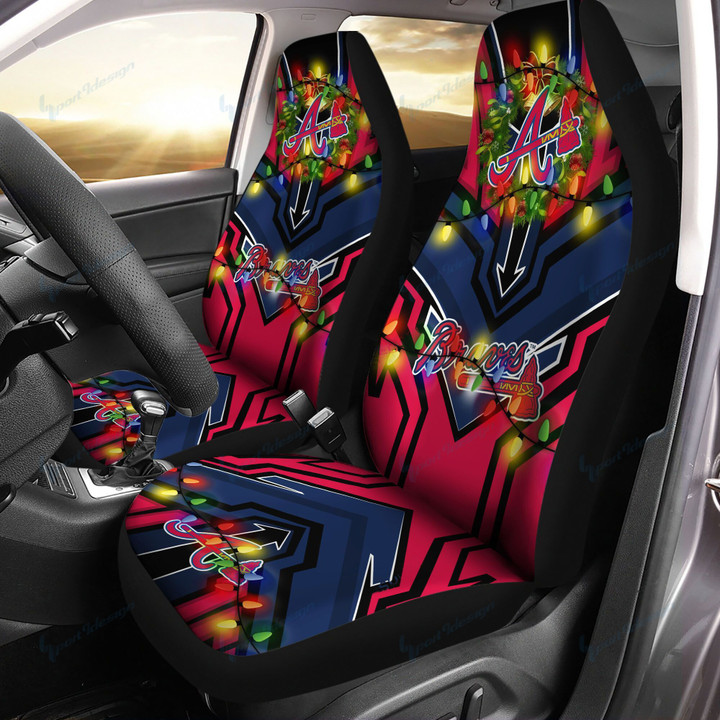 Atlanta Braves Car Seat Covers BG106