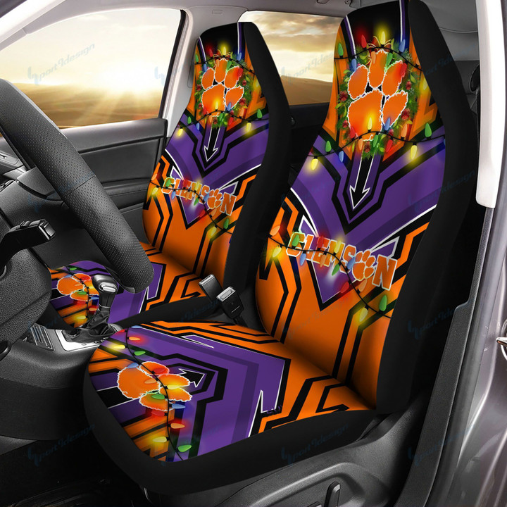 Clemson Tigers Car Seat Covers BG108