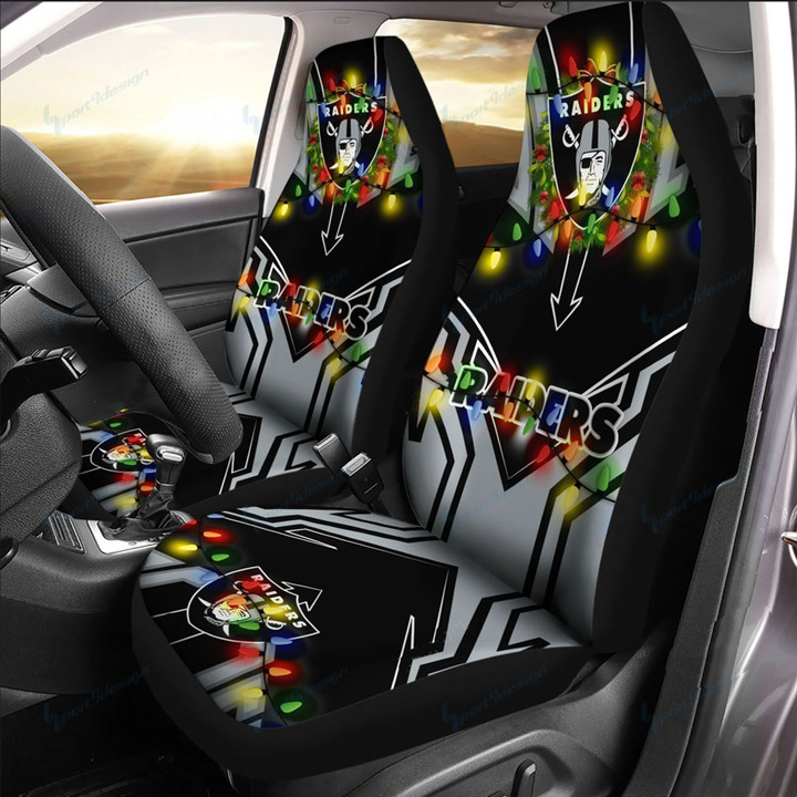 Las Vegas Raiders Car Seat Covers BG133