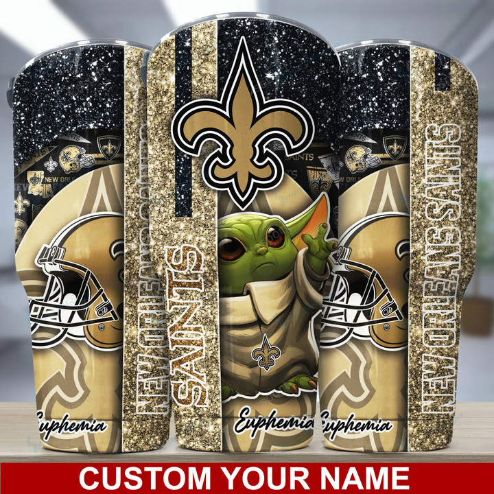 New Orleans Saints Personalized Tumbler BG171