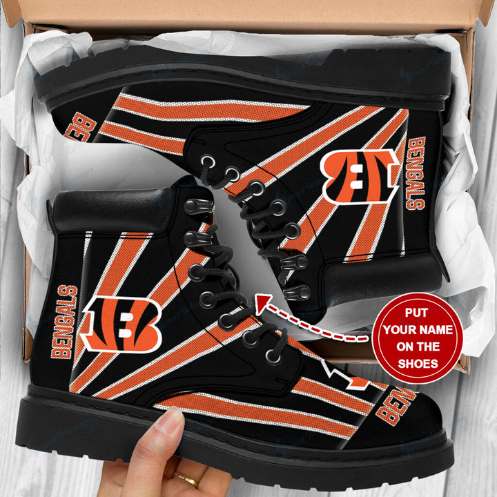 Cincinnati Bengals Personalized TBL Boots BG31