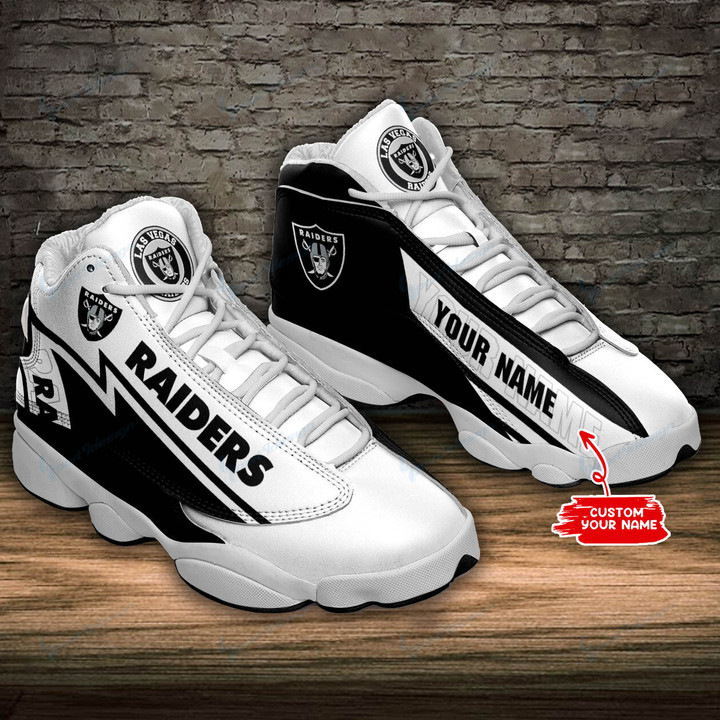 Las Vegas Raiders Personalized AJD13 Sneakers BG187