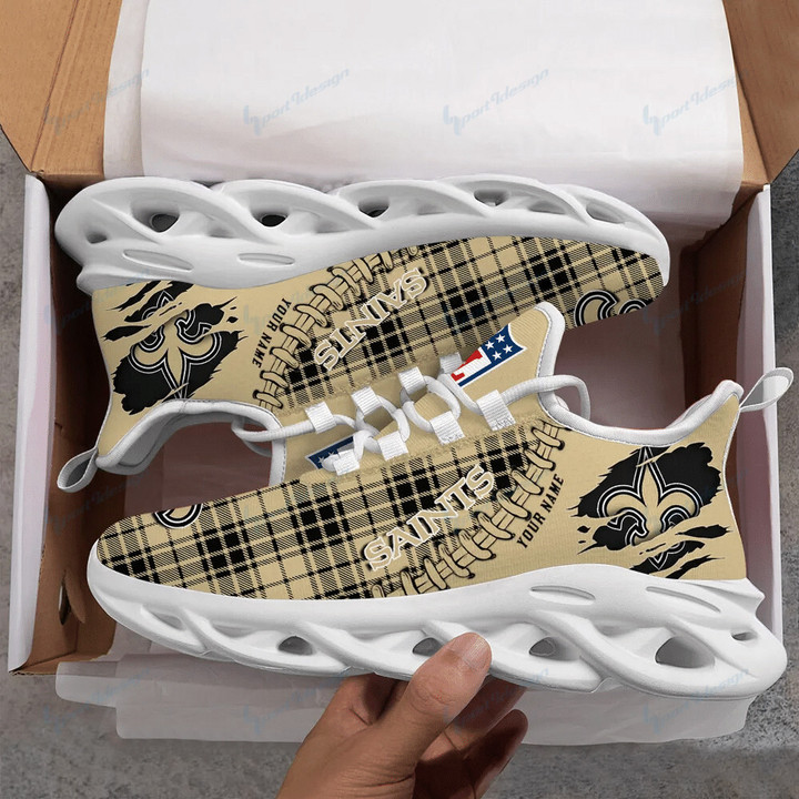 New Orleans Saints Personalized Yezy Running Sneakers SPD297