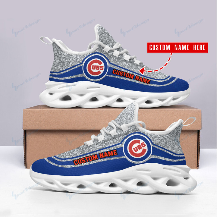 Chicago Cubs Personalized Yezy Running Sneakers SPD353