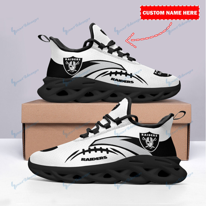 Las Vegas Raiders Personalized Yezy Running Sneakers SPD107
