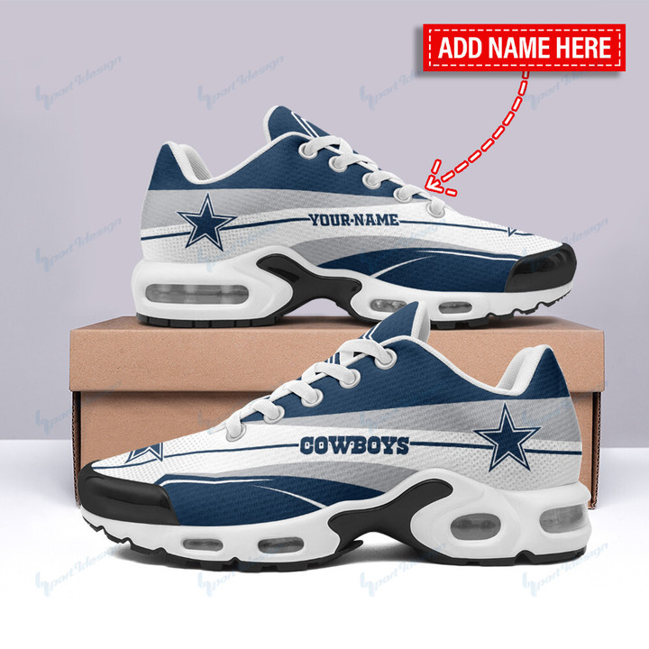 Dallas Cowboys Personalized Plus T-N Youth Sneakers BG115