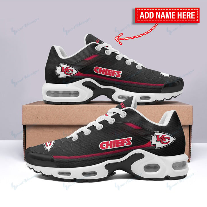 Kansas City Chiefs Personalized Plus T-N Youth Sneakers BG116