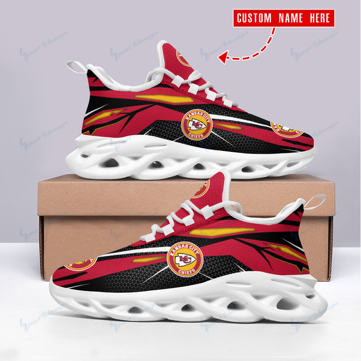 Kansas City Chiefs Personalized Yezy Running Sneakers SPD422