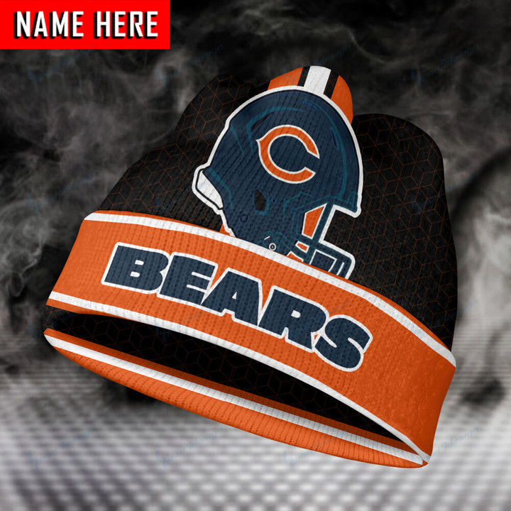 Chicago Bears Personalized Wool Beanie 191