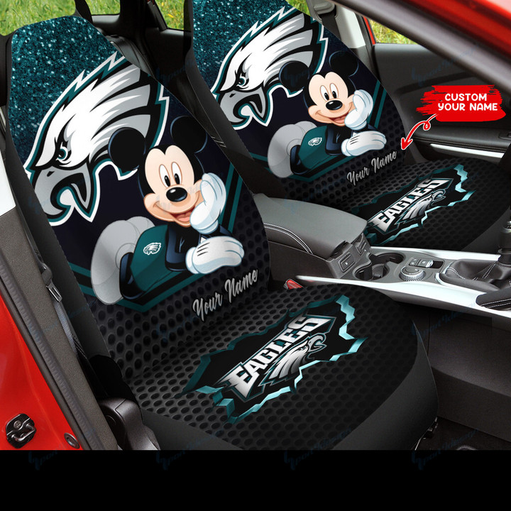 Philadelphia Eagles Personalized Car Seat Covers BG223