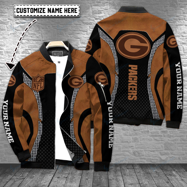Green Bay Packers Personalized Bomber Jacket BG730