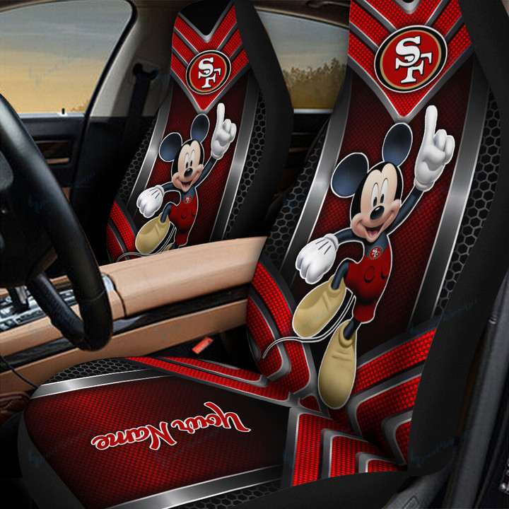 San Francisco 49ers Personalized Car Seat Covers BG388