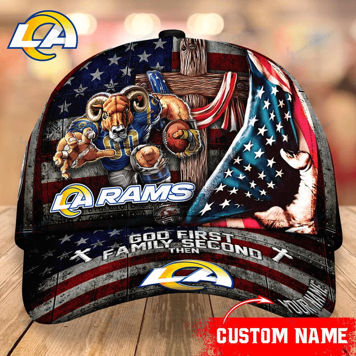 Los Angeles Rams Personalized Classic Cap BB360