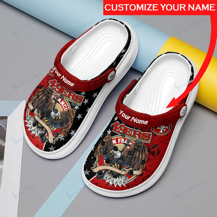 San Francisco 49ers Personalized Limited Clog BG104