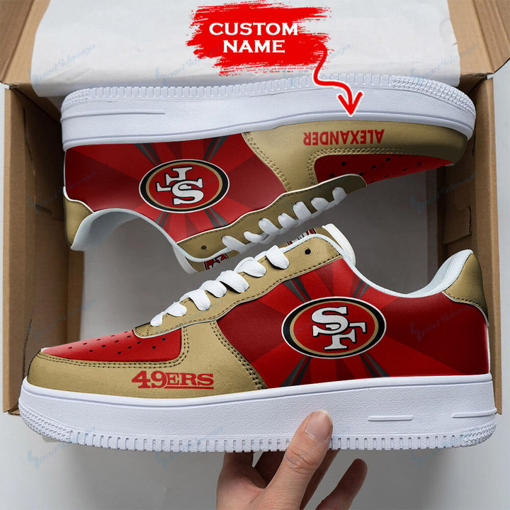 NFL San Francisco 49ers Custom Air Force 1 Sneakers