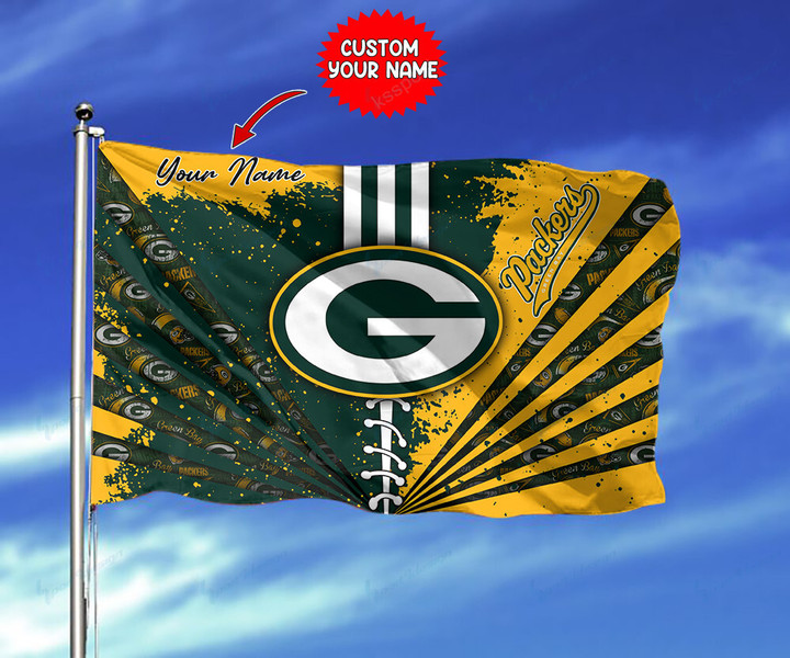 Green Bay Packers Personalized Flag 358