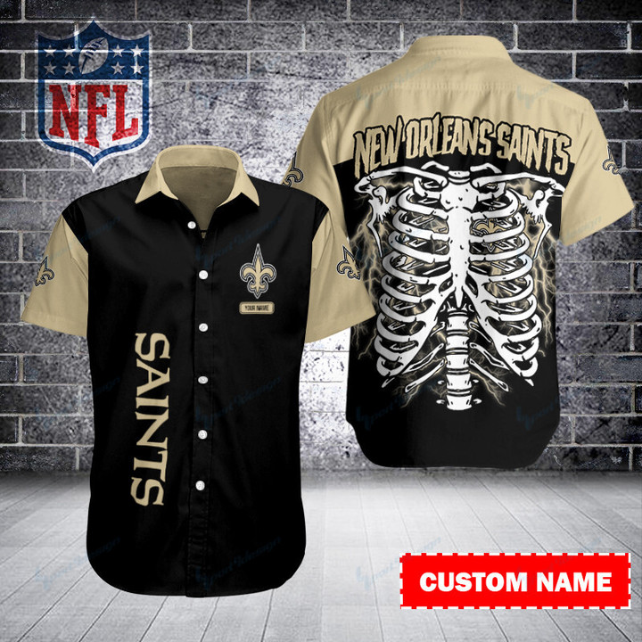 New Orleans Saints Personalized Button Shirt BB565
