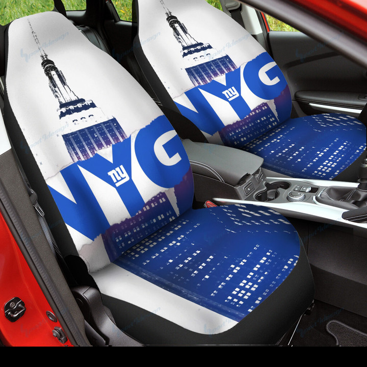 New York Giants Car Seat Covers BG410