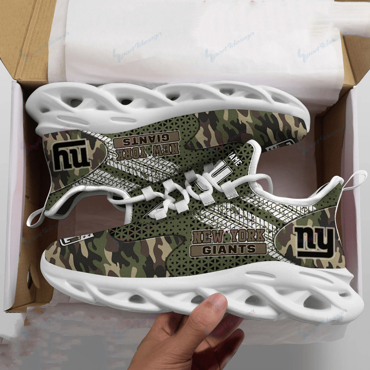 New York Giants Personalized Yezy Running Sneakers SPD613