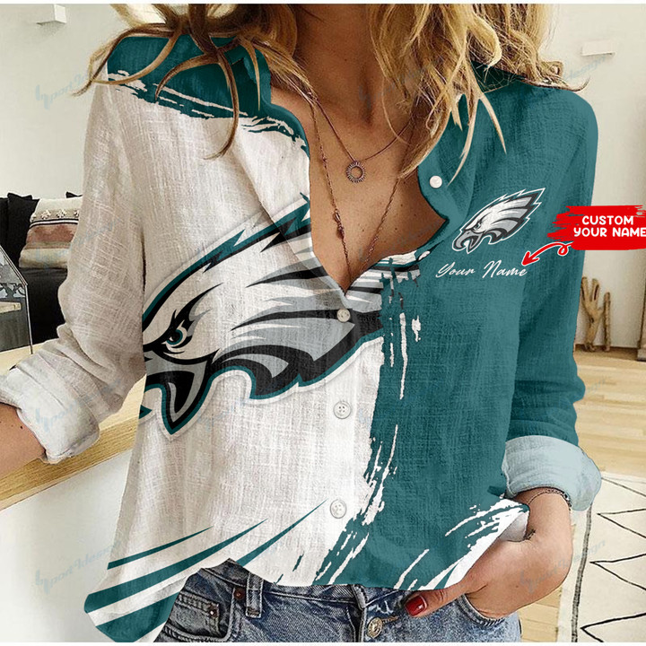 Philadelphia Eagles Personalized Woman Shirt BG156