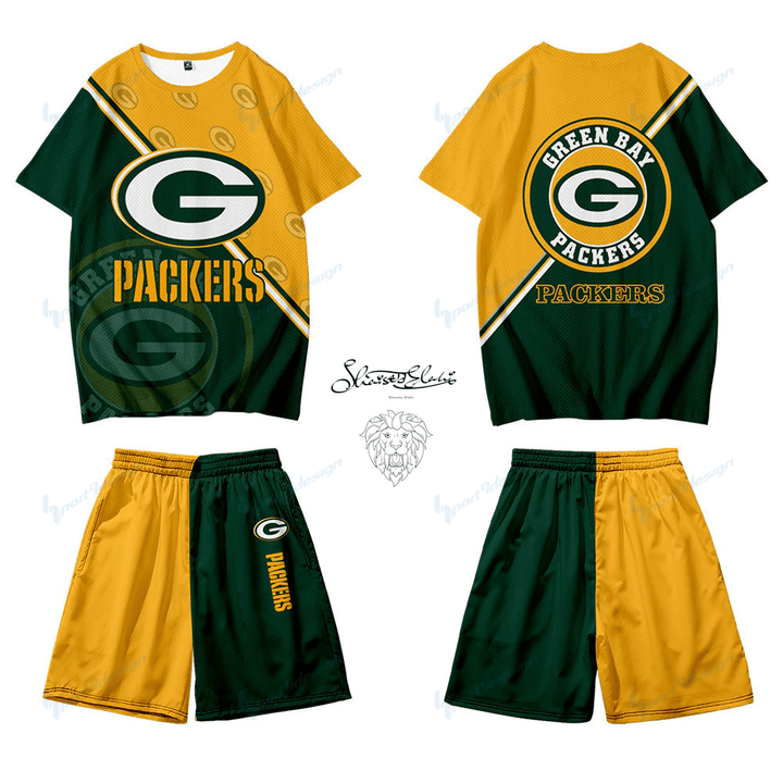 Green Bay Packers T-shirt and Shorts BG146