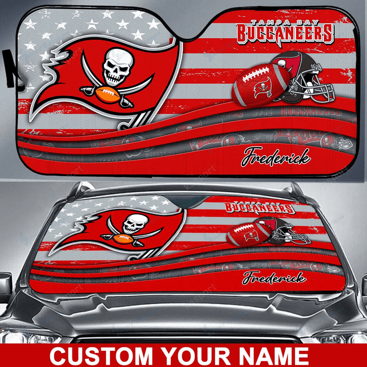 Tampa Bay Buccaneers Personalized Auto Sun Shade BG28