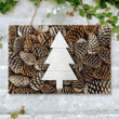 Fir tree and pine cones Pallet Sign