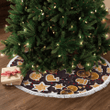 Gingerbread cookies cup of coffee Christmas Tree Skirt