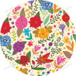 Colorful Flowers Pattern Tire Cover Spare Tire Cover - Jeep Tire Covers