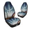 Art Style Hippie 1960S Print Car Seat Covers