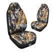 Dogs Breeds Watercolor Print Pattern Car Seat Covers