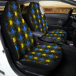 Ethereum And Bitcoin Print Pattern Car Seat Covers
