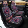 Ethnic Patchwork Square Print Car Seat Covers