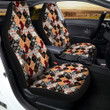 Abstract Patchwork Floral Print Pattern Car Seat Covers