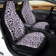 Emoji Glitch Neon Print Pattern Car Seat Covers