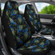 Feather Peacock Pattern Print Universal Fit Car Seat Cover