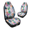 Abstract Hand Prints Colorful Print Pattern Car Seat Covers