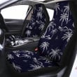 Black Palm Tree Hawaiian Print Car Seat Covers
