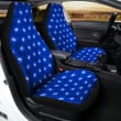 Bitcoin Blue Print Pattern Car Seat Covers