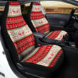 Festive Christmas Knitted Print Pattern Car Seat Covers