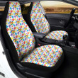 Autism Awareness Print Pattern Car Seat Covers