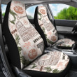 Rome Print Pattern Universal Fit Car Seat Covers