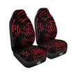 Bloody Finger Red Print Car Seat Covers
